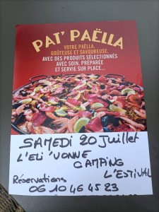 Pat Paella campig Estival.